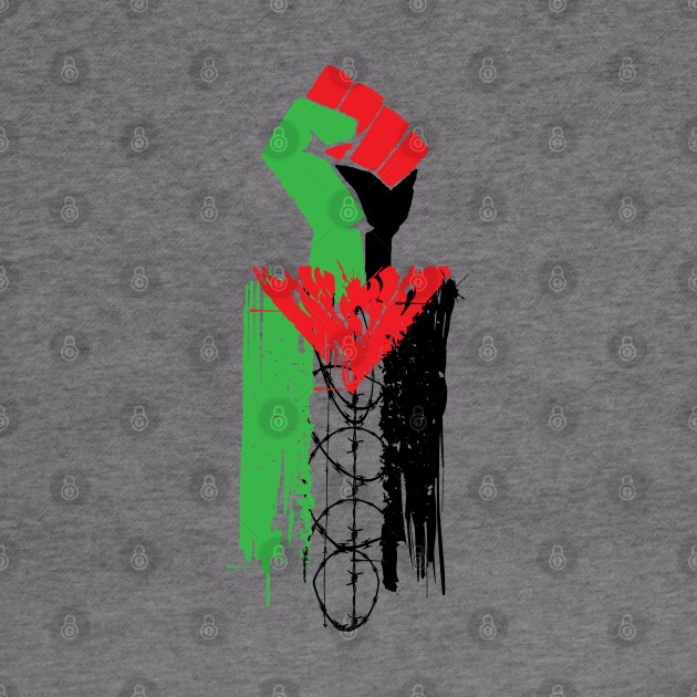 Palestinian Resistance - Free Palestine, Human Rights, Raised Fist, Anti Colonial, Anti Imperialist by SpaceDogLaika